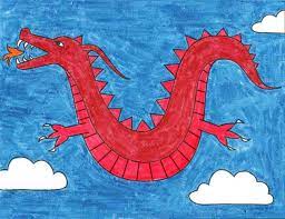 You can see how different parts of this line are to become the various parts of. How To Draw All Kinds Of Dragons Art Projects For Kids