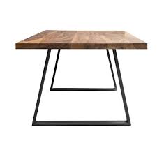 Amerihome 63 In X 35 In Black Dining Table With Sheesham Top Swdt63 The Home Depot In 2020 Dining Table Black Kitchen Table Legs Dining Table