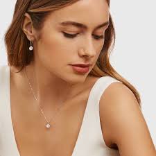 James Swarovski Earrings Warren James Teddy Bear Necklace Halo Necklace