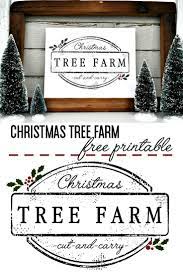 Christmas Tree Farm Printable Christmas Tree Farm Christmas Signs Christmas Printables