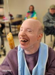 Fun games today to celebrate Donut Day...so many laughs  🤣#activedayofrussellville #brightersideofcaring #activeday #WeAreActive