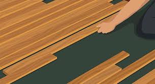 Illustration Of Someone Installing Hardboard Boards Against Each Other Types Of Wood Flooring Hardwood Floors Bamboo Hardwood Flooring