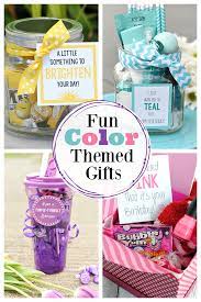 If you're looking for great gift ideas for adults, look no further. Fun Color Themed Gifts Gift Basket Ideas Fun Squared