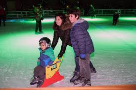 Jardin De Glace Sport De Glace Et Ballon Sur Glace Patinoire Ballon Ludique
