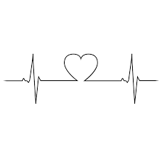 Minimalistic Love Heart Beat Design Art Print By Pixxart X Small Heartbeat Tattoo Heartbeat Tattoo Design Heartbeat Tattoo With Name