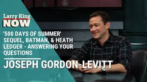 Well i was reading about batman 3 and while i was reading i saw a picture of joseph (apparently he will be playing the riddler) and i mistakened him for heath ledger rofl. 500 Days Of Summer Sequel Batman Heath Ledger Joseph Gordon Levitt Answers Your Questions Youtube