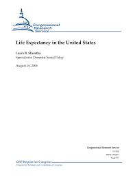 Life Expectancy In The United States Everycrsreport Com