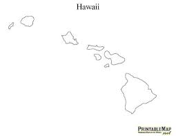 Printable Map Of Hawaii State Map Of Hawaii Map Of Hawaii Printable Maps Hawaiian Islands Map