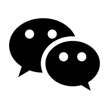 Wechat logo computer icons, ed, monochrome, black png. Wechat Free Icon Of Material Design