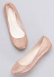 A fresh pair of sandals or sneakers will look amazing with a casual dress. Davids Bridal Shoes Rose Gold Off 70 Buy