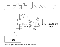 How To Get Sawtooth From A 4046 Vco Electronics Circuit Synthesizer Diy Diy Electronics