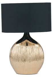.table lamp is available from the online lighting shop with free delivery across ireland and the uk the impressive ribbed glass base is paired a mocca velvet fabric shade. Pacific Lifestyle Gemini Gold Etched Ceramic Table Lamp At Barnitts Online Store Uk Barnitts