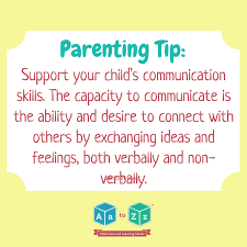 Parent Corner Aa To Zz Child Care And Learning Center Child Communication Skills Parenting Hacks Communication Skills