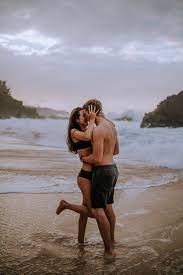Waimea Bay Couples Session Oahu Hawaii Anela Benavides Couples Beach Photography Couple Beach Pictures Beach Photography Poses