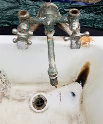 antique crane industrial utility sink