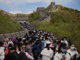 China great wall beijing wall landmark building mountain architecture travel 148 31 Photos Travelers Packing The Great Wall Of China As Restrictions Ease