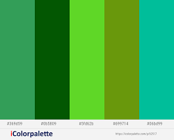 Pin On Green Color Palettes