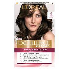 2.8 out of 5 stars with 1927 ratings. L Oreal Paris Excellence Permanent Hair Dye Dark Brown 4 Sainsbury S