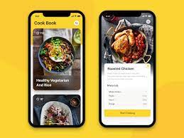 Cook Book App Design Android App Design Food App Cooking App