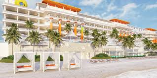 The kids will spot the towering water park structure from afar, especially nickelodeon's signature blimp and the humongous green drench bucket where we load up green slime for our daily super sliming. Nickelodeon S First Resort In Mexico Will Have Private Pools And A Water Park Travel Leisure