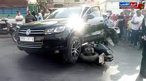 خطير جدا مطاردة هوليودية كادت ان تنتهي بدهس رجل امن من فرقة الدراجين ب suv car vehicles suv