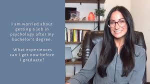 Maybe you would like to learn more about one of these? Psychology Job After Bachelor S Degree Youtube