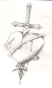 All About Art Tattoo Studio Rangiora Quality Work By Professional Artist Upstairs 5 Good Street Rangiora 0 Broken Heart Drawings Heart Drawing Sword Tattoo