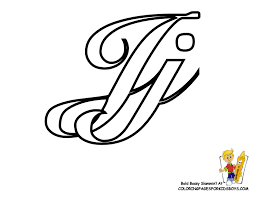 Cursive letter symbols are great for making your message on social media stand out. Classic Coloring Pages Alphabet Cursive Letters Free Numbers