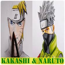 Oke tadi itu adalah salah satu cara menggambar anime kakashi hatake untuk pemula dengan pensil. Belajar Menggambar Naruto Dan Kakashi For Android Apk Download
