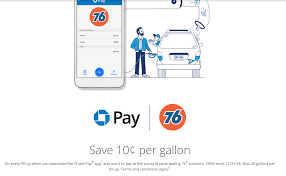 My friend has the app and he has the option to select push notifications. Expired Chase Pay Get 10 Off Per Gallon At 76 Gas Stations Doctor Of Credit