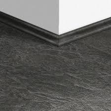 Then once this was in place i laid the black slate effect laminate flooring. Quick Step Slate Black Laminate Scotia Beading 2 4m Design Qs1550