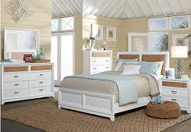 Coastal View King White 5pc Panel Bedroom Coastal Bedroom Furniture Discount Bedroom Furniture Cheap Bedroom Sets