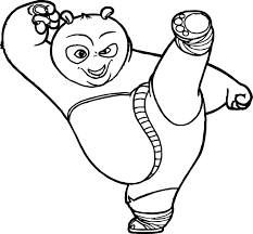 Kung Fu Panda Coloring Page 35 Wecoloringpage Panda Coloring Pages Coloring Pages Kung Fu Panda