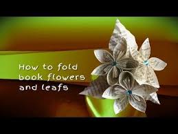 How To Make A Paper Calla Lily Easy Diy Flowers Book Page Craft Tutorial Wedding Bouquet Youtube Book Flowers Book Page Flowers Book Folding