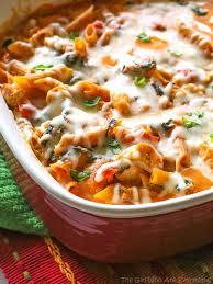 Healthy Three Cheese Chicken Penne Pasta Bake The Girl Who Ate Everything healthy three cheese chicken penne