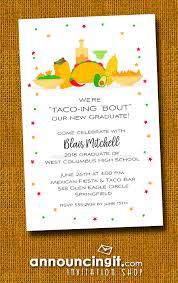 Let your guests build their own taco with a buffet of toppings and flavors. Taco Bar Graduation Party Invitations At Announcingit Com Announcingit Com Blog