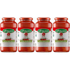 Amazon.com : Tuttorosso Organic Marinara Pasta Sauce, Gluten Free and No  Sugar Added, 24 Ounce Jars, 4-Pack : Grocery & Gourmet Food