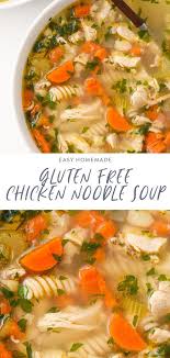 Easy Homemade Gluten Free Chicken Noodle Soup Recipe Gluten Free Chicken Noodle Soup Gluten Free Crock Pot Recipes Chicken Noodle Soup Crock Pot