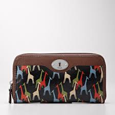 with matching wallet giraffe purses zip clutch fossil handbags