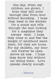 No one tells you that the hardest part of motherhood is when your kids grow up. Pin On Quotes