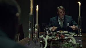 Then, pal, run like hell. Hannibal Eats Rabbit With Jack Crawford Dinner Scene Hannibal Hannibal Lecter Hannibal Food