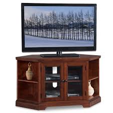 From sliding systems to swiveling trays, all are offered with a choice of color and material. Bowery Hill 46 Corner Tv Stand In Brown Cherry Walmart Com Walmart Com