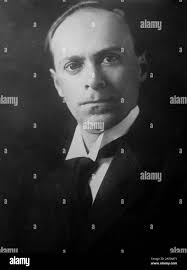 Herman Bernstein (1876-1935), an American journalist, Jewish activist, and  U.S. ambassador to Albania Stock Photo