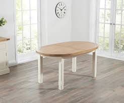 Dining table with leaf modern dining table miami houses extension dining table inside home house entrance mid century modern design set the stage for lively and connective family dinners with the oliver oval extension dining table. Mark Harris Cheyenne Oak And Cream Oval Extending Dining Table