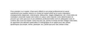 Précisez lesquels dans votre lettre de motivation ou sans dispense d'éléments d'unités d. Exemple Lettre De Motivation Licence Geographie Et Amenagement