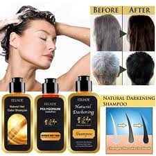 With violet and blue color additives, this shampoo really helps brighten dull gray tones. Grey Reverse Hair Color Shampoo Dry Shampoo Natural Fast Hair Dye For Cover Gray White Moisturizing Nourishing Wish