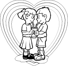 Imagenes para dibujar de amor. Dibujos Infantiles De Amor Para Colorear Cupidos Para Descargar Colorear Imagenes
