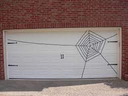 My Garage Door Easy Peasy Halloween Decorating With Black Electrical Tape Just Start With Halloween Garage Door Halloween Garage Halloween Door Decorations