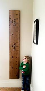 harch wood couture personalised luxury wooden height chart