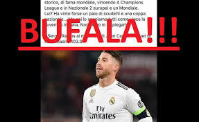 Create and share your own fifa 19 ultimate team squad. Sergio Ramos Risponde A Chiellini Con Juan Carlos Muguet Ma E Fake Sappiamo Come Vince La Juve